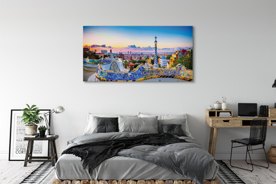 Canvas bild Spanien Stadspanorama