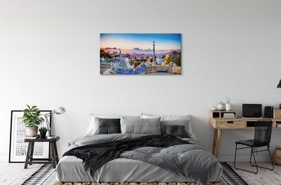 Canvas bild Spanien Stadspanorama