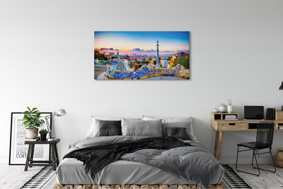 Canvas bild Spanien Stadspanorama