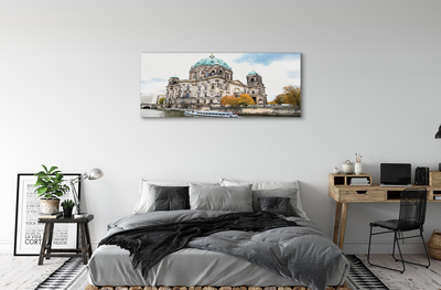 Canvas bild Tyskland Berlin River Cathedral