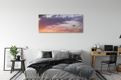 Fototryck canvas Moln himmel plan ljus