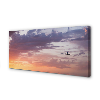 Fototryck canvas Moln himmel plan ljus