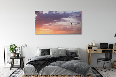 Fototryck canvas Moln himmel plan ljus