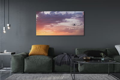 Fototryck canvas Moln himmel plan ljus