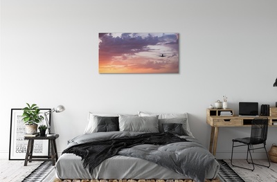 Fototryck canvas Moln himmel plan ljus