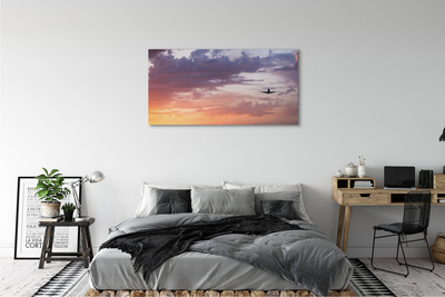 Fototryck canvas Moln himmel plan ljus