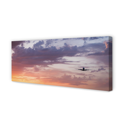 Fototryck canvas Moln himmel plan ljus