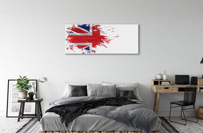 Bild canvas Storbritanniens flagga