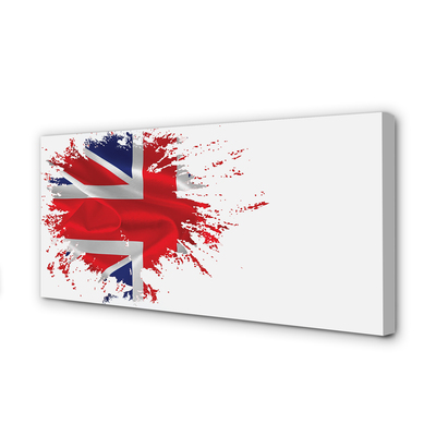 Bild canvas Storbritanniens flagga