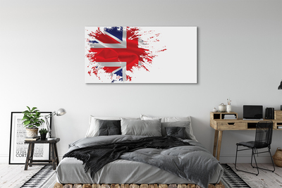 Bild canvas Storbritanniens flagga