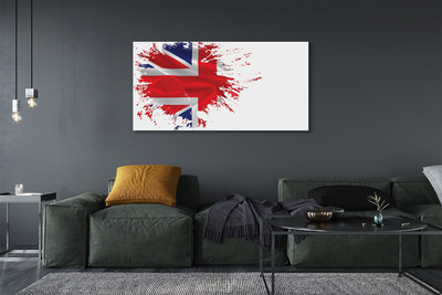 Bild canvas Storbritanniens flagga