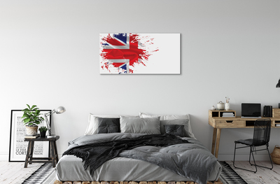 Bild canvas Storbritanniens flagga