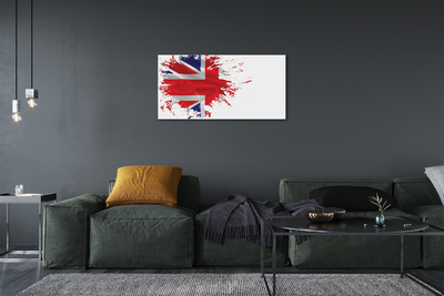 Bild canvas Storbritanniens flagga