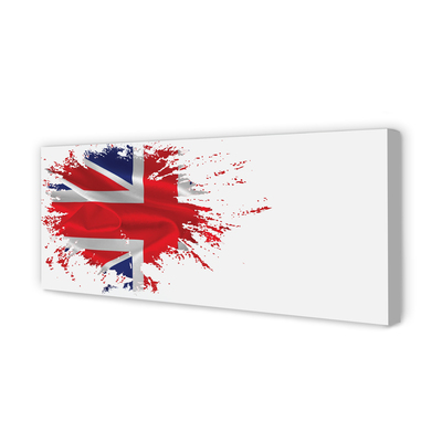 Bild canvas Storbritanniens flagga