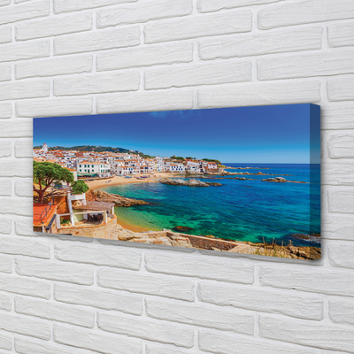 Bild canvas Spanien Strandstadskusten