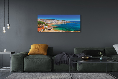 Bild canvas Spanien Strandstadskusten