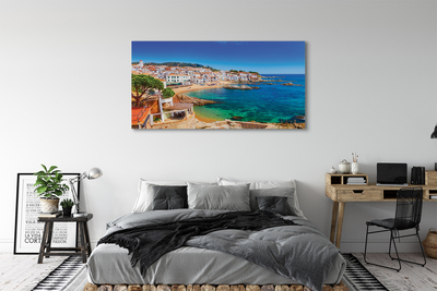 Bild canvas Spanien Strandstadskusten