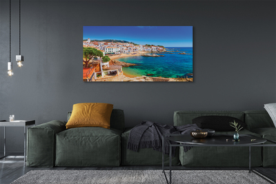 Bild canvas Spanien Strandstadskusten