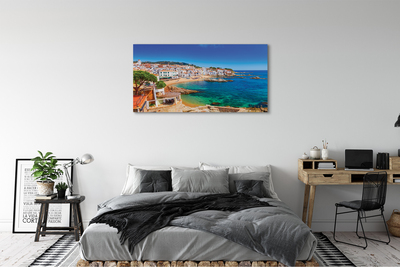 Bild canvas Spanien Strandstadskusten