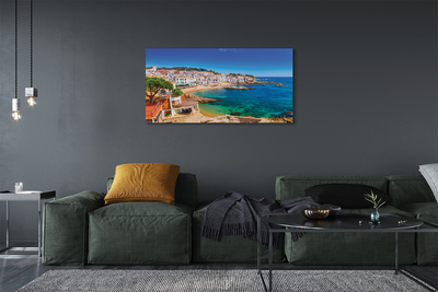 Bild canvas Spanien Strandstadskusten