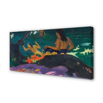 Foto på duk Fatata te Miti (Vid havet) - Paul Gauguin