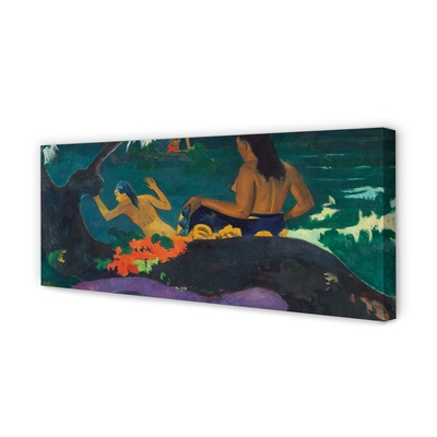 Foto på duk Fatata te Miti (Vid havet) - Paul Gauguin