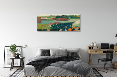 Fototryck canvas Höstackar i Bretagne - Paul Gauguin