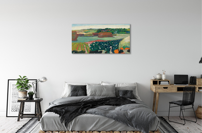 Fototryck canvas Höstackar i Bretagne - Paul Gauguin