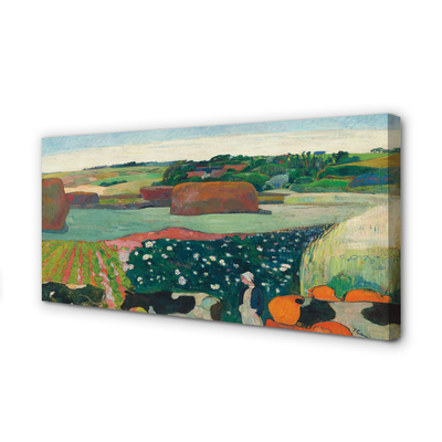 Fototryck canvas Höstackar i Bretagne - Paul Gauguin