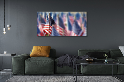 Foto på canvas USA flagga