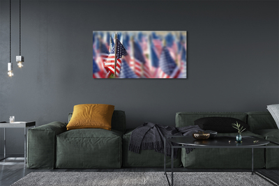 Foto på canvas USA flagga