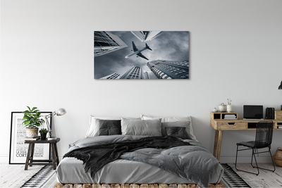 Fototryck canvas Stadsmoln plan himmel