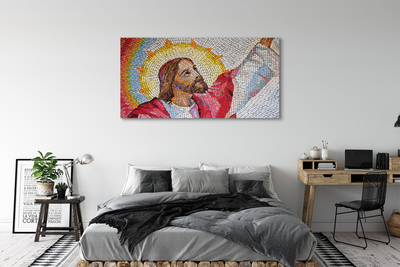 Foto till canvastavla Jesus mosaik