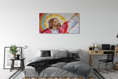 Foto till canvastavla Jesus mosaik