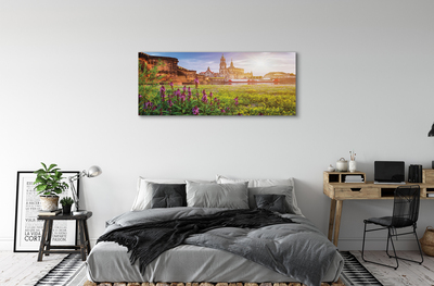 Bild canvas Tyskland Sunrise River