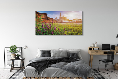 Bild canvas Tyskland Sunrise River