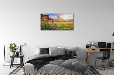 Bild canvas Tyskland Sunrise River