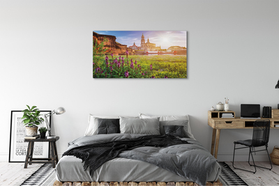 Bild canvas Tyskland Sunrise River