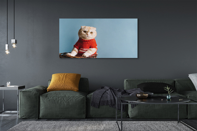 Fototryck canvas Sittande katt