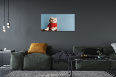 Fototryck canvas Sittande katt