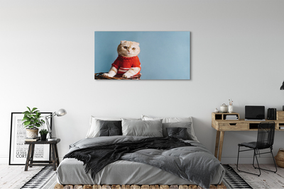 Fototryck canvas Sittande katt