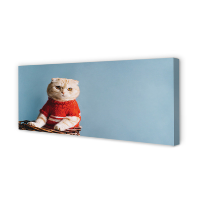 Fototryck canvas Sittande katt