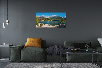Bild på canvas Berg sjö