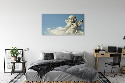 Fototryck canvas Ängel moln himmel