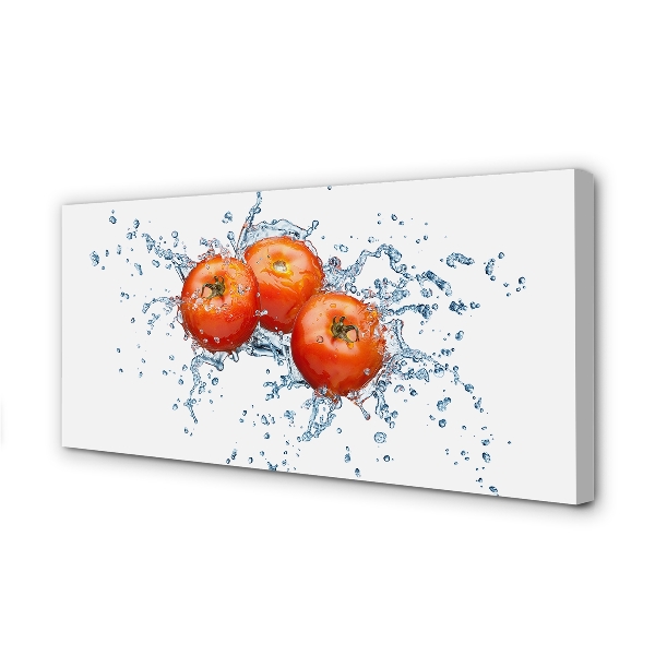 Foto till canvastavla Vatten tomater