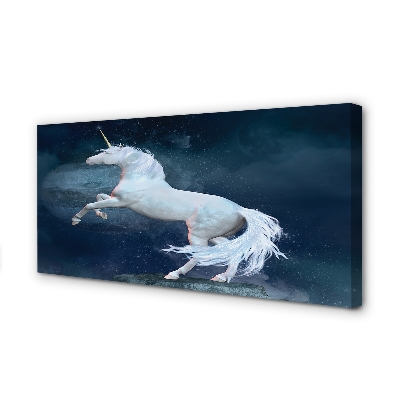 Fototryck canvas Unicorn planet himmel