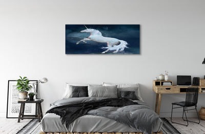 Fototryck canvas Unicorn planet himmel