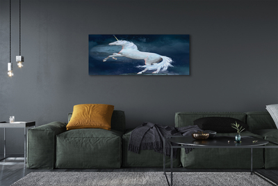 Fototryck canvas Unicorn planet himmel