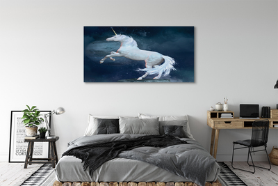 Fototryck canvas Unicorn planet himmel