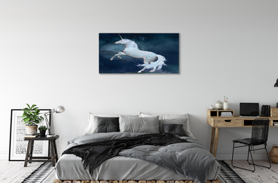 Fototryck canvas Unicorn planet himmel